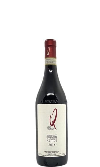 2016 Ugo Lequio Barbaresco Gallina