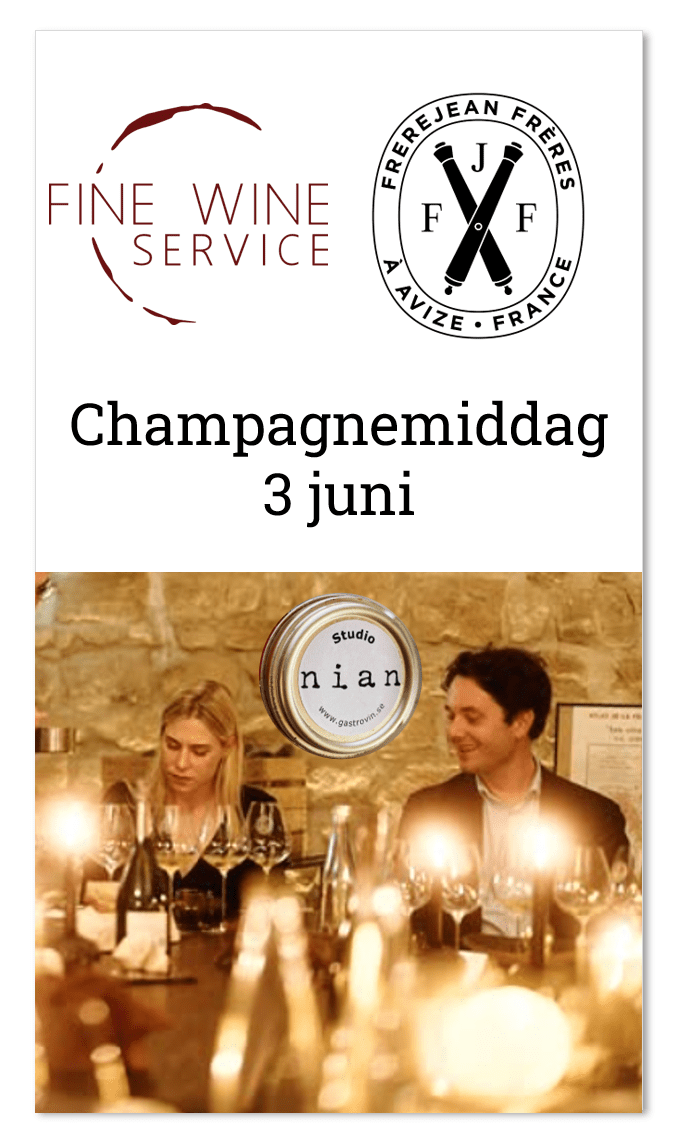 Champagnemiddag på Studio Nian 3 juni