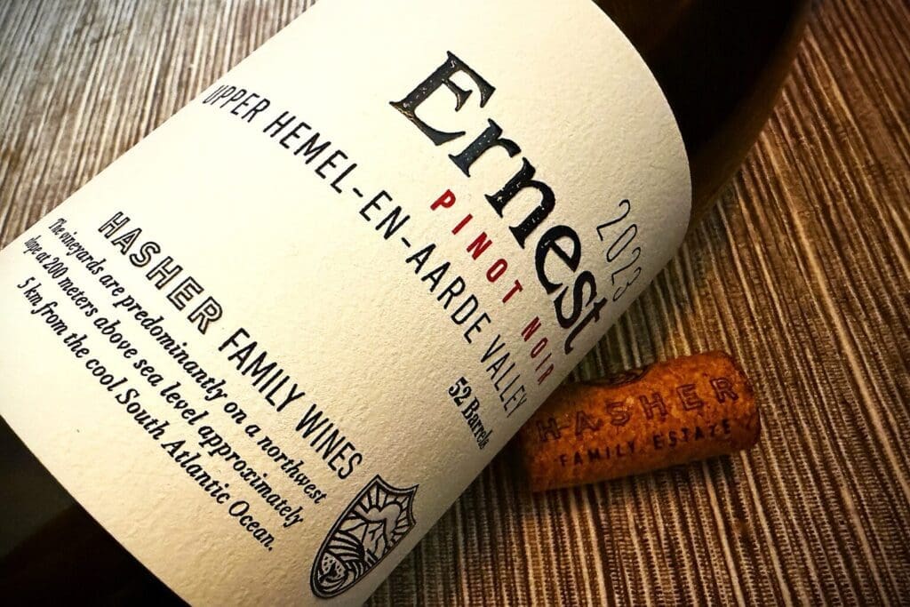 Hasher Ernest Pinot Noir lovordas