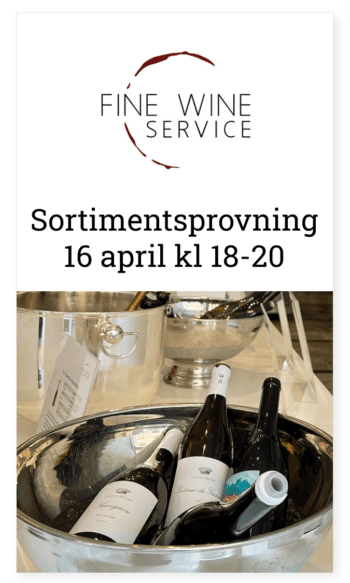 Sortimentsprovning 16 april kl 18-20