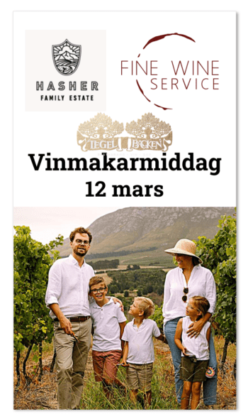 Hasher vinmakarmiddag 12 mars